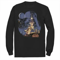 Licensed Character Men's Star Wars Group Shot Classic Tee Navy -Licensed Character Shop unnamed file 12477