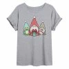 Licensed Character Juniors' Christmas Gnomes Oversized Graphic Tee -Licensed Character Shop unnamed file 1249