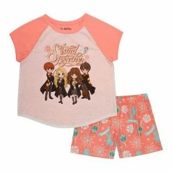 Licensed Character Girls 6-12 Harry Potter "Stand Together" Top & Bottoms Pajama Set