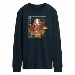 Licensed Character Men's Avatar Aang Long-Sleeve Tee Blue -Licensed Character Shop unnamed file 12521