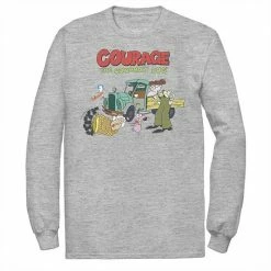 Licensed Character Men's Courage The Cowardly Dog Scene Logo Tee Athletic Heather -Licensed Character Shop unnamed file 12523