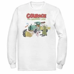 Licensed Character Men's Courage The Cowardly Dog Scene Logo Tee Athletic Heather -Licensed Character Shop unnamed file 12524