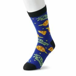 Licensed Character Men's Patterned Fashion Crew Socks Super Mario -Licensed Character Shop unnamed file 1266