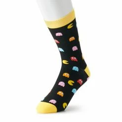 Licensed Character Men's Patterned Fashion Crew Socks Super Mario -Licensed Character Shop unnamed file 1273