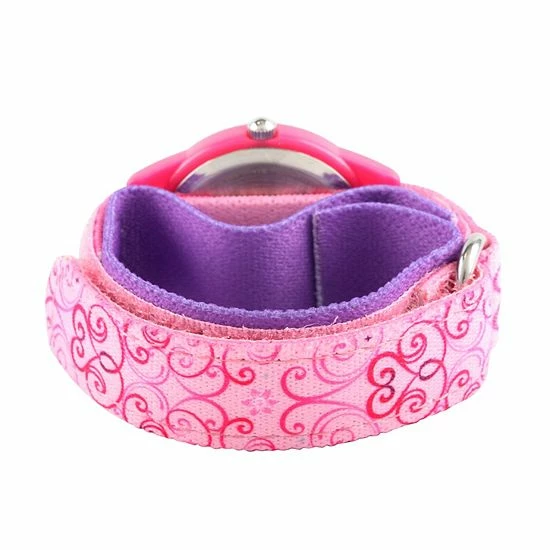 Licensed Character Disney Princess Belle, Ariel & Aurora Kids' Pink Time Teacher Watch 4 Licensed Character Disney Princess Belle, Ariel & Aurora Kids' Pink Time Teacher Watch - Image 2