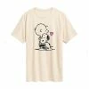 Licensed Character Juniors' Peanuts Charlie Hug Premium Tee -Licensed Character Shop unnamed file 12781