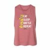 Licensed Character Juniors' Pokémon Pikachu "Eat Sleep Battle Repeat" Cropped Muscle Tank -Licensed Character Shop unnamed file 12786
