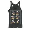 Licensed Character Juniors' Disney Mickey Mouse Many Emotions Border Tank Black Heather -Licensed Character Shop unnamed file 12797