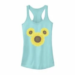 Licensed Character Disney's Mickey & Friends Juniors' Mickey Sunflower Ears Tank Top