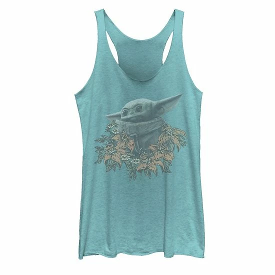 Licensed Character Juniors' Star Wars Flower Child Graphic Tank 3 Licensed Character Juniors' Star Wars Flower Child Graphic Tank