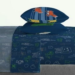 Licensed Character Minecraft Patchwork Mobs Bed Set -Licensed Character Shop unnamed file 1285