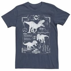 Licensed Character Mens Jurassic World Indominus Rex Schematic Tee Royal -Licensed Character Shop unnamed file 12862