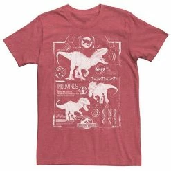 Licensed Character Mens Jurassic World Indominus Rex Schematic Tee Royal -Licensed Character Shop unnamed file 12863