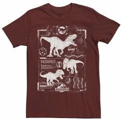 Licensed Character Mens Jurassic World Indominus Rex Schematic Tee Royal -Licensed Character Shop unnamed file 12867