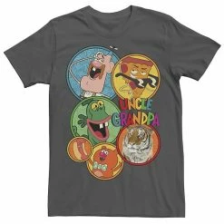 Licensed Character Men's Cartoon Network Uncle Grandpa Circle Character Portraits Tee Royal Heather -Licensed Character Shop unnamed file 12884
