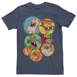 Licensed Character Men's Cartoon Network Uncle Grandpa Circle Character Portraits Tee Royal Heather -Licensed Character Shop unnamed file 12886