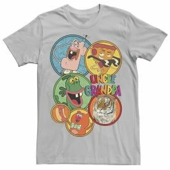 Licensed Character Men's Cartoon Network Uncle Grandpa Circle Character Portraits Tee Royal Heather -Licensed Character Shop unnamed file 12887