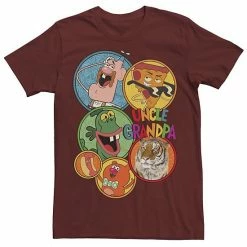 Licensed Character Men's Cartoon Network Uncle Grandpa Circle Character Portraits Tee Royal Heather -Licensed Character Shop unnamed file 12888