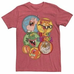Licensed Character Men's Cartoon Network Uncle Grandpa Circle Character Portraits Tee Royal Heather -Licensed Character Shop unnamed file 12890
