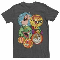 Licensed Character Men's Cartoon Network Uncle Grandpa Circle Character Portraits Tee Royal Heather -Licensed Character Shop unnamed file 12892