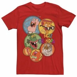 Licensed Character Men's Cartoon Network Uncle Grandpa Circle Character Portraits Tee Royal Heather -Licensed Character Shop unnamed file 12893