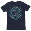 Licensed Character Men's Jurassic Park Isla Nublar Badge Retro Tee Navy Heather