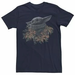 Licensed Character Men's Star Wars The Mandalorian Flower Child Tee Athletic Heather -Licensed Character Shop unnamed file 12983