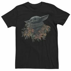 Licensed Character Men's Star Wars The Mandalorian Flower Child Tee Athletic Heather -Licensed Character Shop unnamed file 12987
