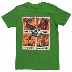 Licensed Character Men's Jurassic World Two Dino Vacation Polaroids Tee Royal -Licensed Character Shop unnamed file 12994