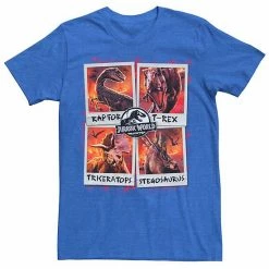 Licensed Character Men's Jurassic World Two Dino Vacation Polaroids Tee Royal -Licensed Character Shop unnamed file 12995