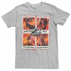 Licensed Character Men's Jurassic World Two Dino Vacation Polaroids Tee Royal -Licensed Character Shop unnamed file 12998