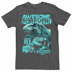 Licensed Character Men's Jurassic World Two T-Rex Awesome Forever Tee Royal