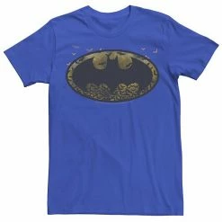 Licensed Character Men's DC Comics Batman Flying Bats Logo Tee Charcoal Heather -Licensed Character Shop unnamed file 13009