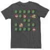 Licensed Character Men's Nintendo Zelda Retro 8-Bit Bushes Tee Charcoal Heather -Licensed Character Shop unnamed file 13029