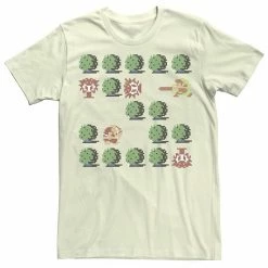 Licensed Character Men's Nintendo Zelda Retro 8-Bit Bushes Tee Charcoal Heather -Licensed Character Shop unnamed file 13033