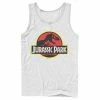 Licensed Character Men's Jurassic Park Classic Original Logo Tank Navy -Licensed Character Shop unnamed file 13039