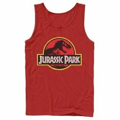 Licensed Character Men's Jurassic Park Classic Original Logo Tank Navy -Licensed Character Shop unnamed file 13041