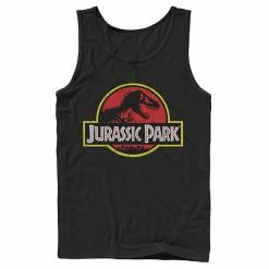 Licensed Character Men's Jurassic Park Classic Original Logo Tank Navy -Licensed Character Shop unnamed file 13042