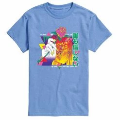Licensed Character Men's Anime Trust No One Tee Blue -Licensed Character Shop unnamed file 13071