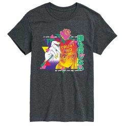 Licensed Character Men's Anime Trust No One Tee Blue -Licensed Character Shop unnamed file 13072