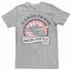 Licensed Character Men's Disney Dumbo A Good Friend Helps You Fly Logo Poster Tee Light Blue -Licensed Character Shop unnamed file 13083