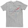 Licensed Character Men's NASA 80s Space Station Logo Tee Black -Licensed Character Shop unnamed file 13108