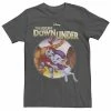 Licensed Character Men's Rescuers Down Under Poster Tee Charcoal -Licensed Character Shop unnamed file 13111
