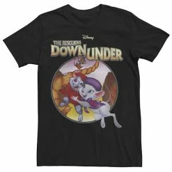 Licensed Character Men's Rescuers Down Under Poster Tee Charcoal -Licensed Character Shop unnamed file 13113
