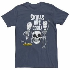 Licensed Character Men's Beavis And Butt-Head "Skulls Are Cool" Graphic Tee Charcoal Heather -Licensed Character Shop unnamed file 13122