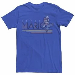 Licensed Character Men's Super Mario Bros. Faded Logo Portrait Tee Charcoal Heather -Licensed Character Shop unnamed file 13147