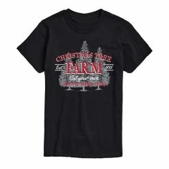 Licensed Character Men's Christmas Tree Farm Sign Tee Blue -Licensed Character Shop unnamed file 13166