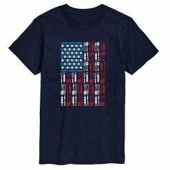 Licensed Character Men's Grill Tools USA Flag Tee Navy -Licensed Character Shop unnamed file 13178