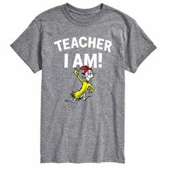 Licensed Character Men's Dr. Seuss Teacher I Am Tee Blue -Licensed Character Shop unnamed file 13185