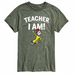 Licensed Character Men's Dr. Seuss Teacher I Am Tee Blue -Licensed Character Shop unnamed file 13186